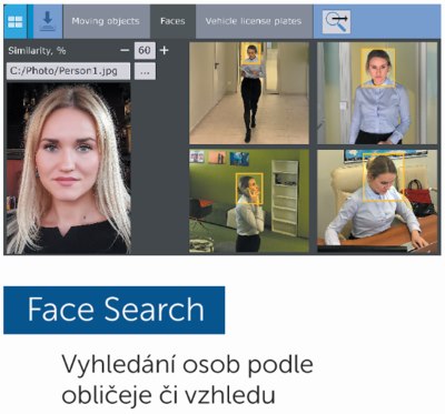 Axxon - rozpoznání tváře