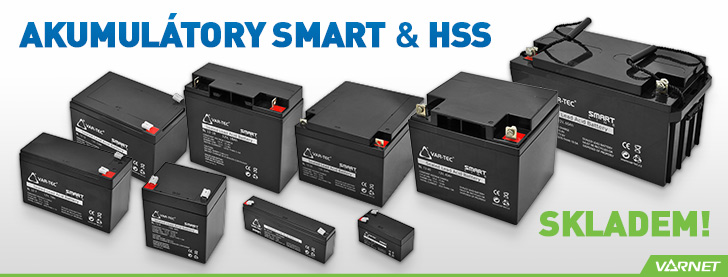 Široká nabídka SMART akumulátorů VAR-TEC